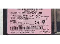 Recambio de modulo electronico para honda cr-v (re) 2.2 dtec 150 4x4 fap referencia OEM IAM 39770SWAG010M1  
