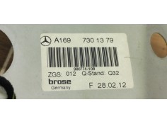 Recambio de elevalunas trasero izquierdo para mercedes-benz clase a (w169) referencia OEM IAM A1697301379  