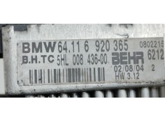 Recambio de resistencia calefaccion para bmw x3 (e83) 2.0 turbodiesel cat referencia OEM IAM 64116920365  