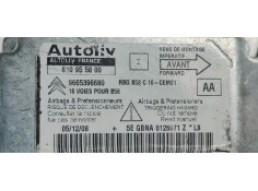 Recambio de centralita airbag para citroen c4 picasso 1.6hdi 112 fap referencia OEM IAM 9665396680  