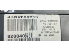 Recambio de cuadro instrumentos para renault megane ii familiar authentique referencia OEM IAM 8200408781  