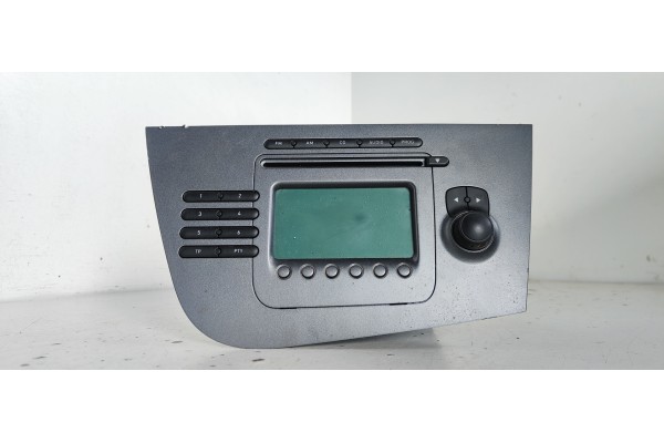 Recambio de sistema audio / radio cd para seat leon (1p1) reference referencia OEM IAM   