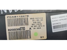 Recambio de cuadro instrumentos para renault megane ii berlina 5p 1.5 dci diesel referencia OEM IAM 8200399700A  