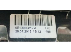 Recambio de guarnecidos palanca cambio para skoda octavia lim. (5e3) style referencia OEM IAM 5E1863212B  