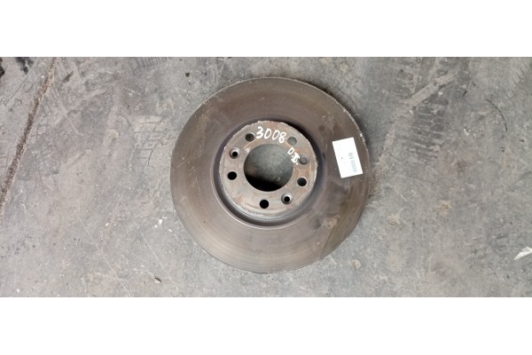 Recambio de disco de freno delantero izquierdo para peugeot 3008 allure pack referencia OEM IAM   