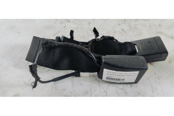 Recambio de enganche cinturon trasero central para bmw serie 1 lim. (f20) 2.0d 190 [120] fap referencia OEM IAM 7355471  