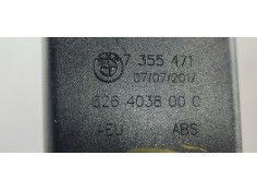 Recambio de enganche cinturon trasero central para bmw serie 1 lim. (f20) 2.0d 190 [120] fap referencia OEM IAM 7355471  
