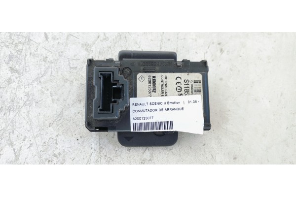 Recambio de conmutador de arranque para renault scenic ii emotion referencia OEM IAM 8200125077  