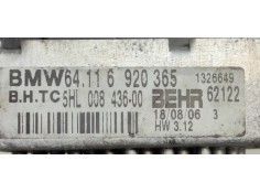 Recambio de resistencia calefaccion para bmw x3 (e83) 2.0 16v diesel cat referencia OEM IAM 64116920365  