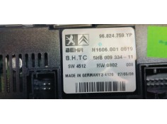 Recambio de mando climatizador para peugeot 407 st confort referencia OEM IAM 96824759  