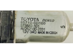 Recambio de elevalunas delantero derecho para toyota yaris 1.0 i 68 referencia OEM IAM 857100D100  