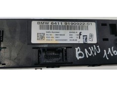 Recambio de mando climatizador para bmw serie 1 berlina (e81/e87) 120d referencia OEM IAM 64119190922  