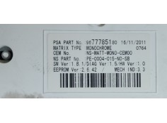 Recambio de cuadro instrumentos para peugeot 3008 active referencia OEM IAM 9802262880  