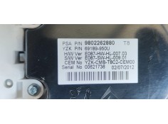 Recambio de cuadro instrumentos para peugeot 3008 active referencia OEM IAM 9802262880  