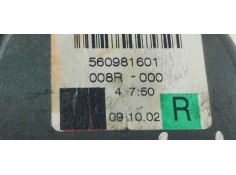Recambio de cinturon seguridad delantero derecho para volkswagen touareg (7la) tdi r5 referencia OEM IAM 560981601  