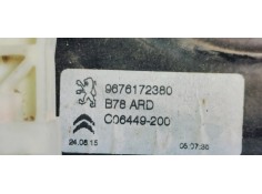 Recambio de elevalunas trasero derecho para citroen c4 picasso 1.6hdi 120 fap referencia OEM IAM 9676172380  