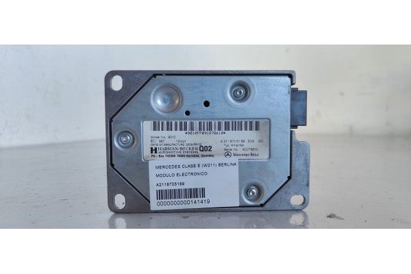 Recambio de modulo electronico para mercedes-benz clase e (w211) berlina 2.7 cdi cat referencia OEM IAM A2118705189  