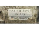 Recambio de motor arranque para ssangyong korando 2.2 xdi 180 fap referencia OEM IAM A6711510301  