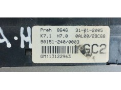 Recambio de mando calefaccion / aire acondicionado para opel astra h ber. cosmo referencia OEM IAM 13122963  