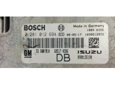 Recambio de centralita motor uce para opel astra h berlina enjoy referencia OEM IAM 0281012694  