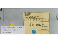 Recambio de sistema audio / radio cd para hyundai i30 (gd) trend referencia OEM IAM 96170A6210GU  