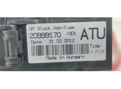 Recambio de caja reles / fusibles para opel insignia berlina edition referencia OEM IAM 20999170  