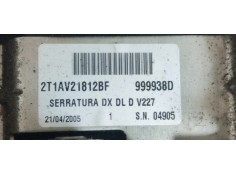 Recambio de cerradura puerta delantera derecha para ford tourneo connect (tc7) familiar referencia OEM IAM 2T1AV21812BF  
