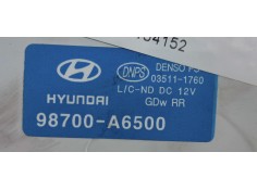 Recambio de motor limpia trasero para hyundai i30 (gd) trend referencia OEM IAM 98700A6500  