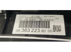 Recambio de cuadro instrumentos para citroen c3 aircross 1.2 i turbo 110 fap referencia OEM IAM 9836322380  