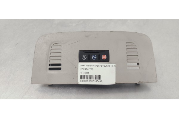 Recambio de interruptor para opel insignia sports tourer 2.0 cdti referencia OEM IAM 13458093  