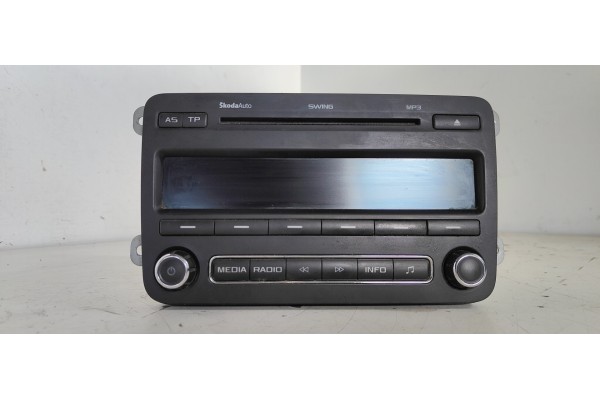 Recambio de sistema audio / radio cd para skoda fabia (5j2 ) ambition referencia OEM IAM 5J0035161C  