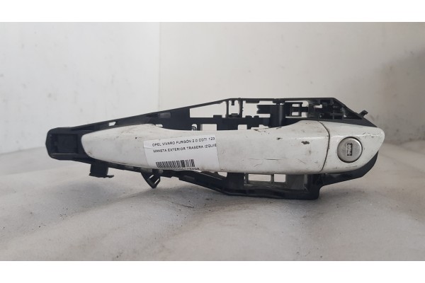 Recambio de maneta exterior trasera izquierda para opel vivaro furgón 2.0 cdti 123 fap referencia OEM IAM   