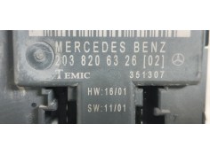 Recambio de modulo electronico para mercedes-benz clase c (w203) berlina 2.2 cdi cat referencia OEM IAM 2038206326  
