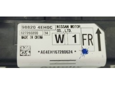 Recambio de centralita airbag para nissan qashqai (j11) 1.6 dci 130 4x4 fap referencia OEM IAM 988204EH0C  