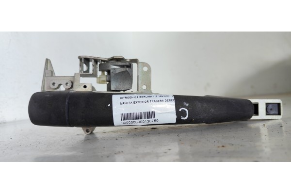 Recambio de maneta exterior trasera derecha para citroen c4 berlina lx referencia OEM IAM   