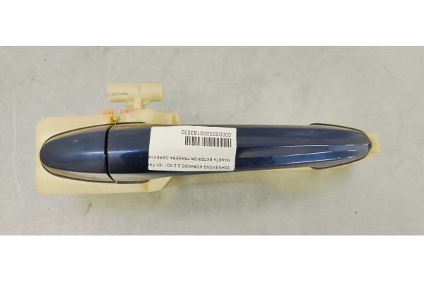 Recambio de maneta exterior trasera derecha para ssangyong korando 2.2 xdi 180 fap referencia OEM IAM   
