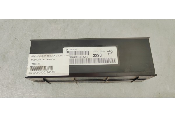 Recambio de modulo electronico para opel insignia berlina 2.0cdti 130 fap referencia OEM IAM 13583320  