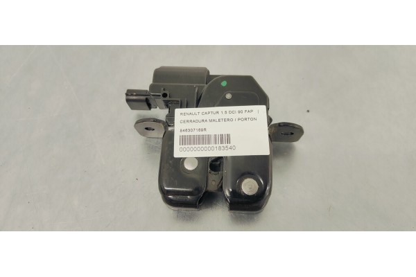 Recambio de cerradura maletero / porton para renault captur 1.5 dci 90 fap referencia OEM IAM 846307169R  