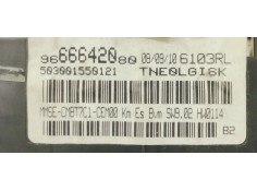 Recambio de cuadro instrumentos para peugeot 308 cc (2009) 1.6 i 120 referencia OEM IAM 9666642080  