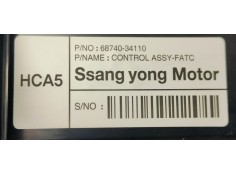 Recambio de mando climatizador para ssangyong korando 2.2 xdi 180 fap referencia OEM IAM 6874034110  