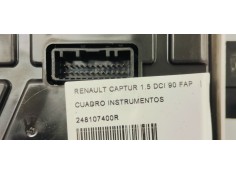 Recambio de cuadro instrumentos para renault captur 1.5 dci 90 fap referencia OEM IAM 248107400R  
