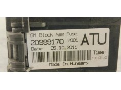 Recambio de caja reles / fusibles para opel insignia berlina 2.0cdti 130 fap referencia OEM IAM 20999170  