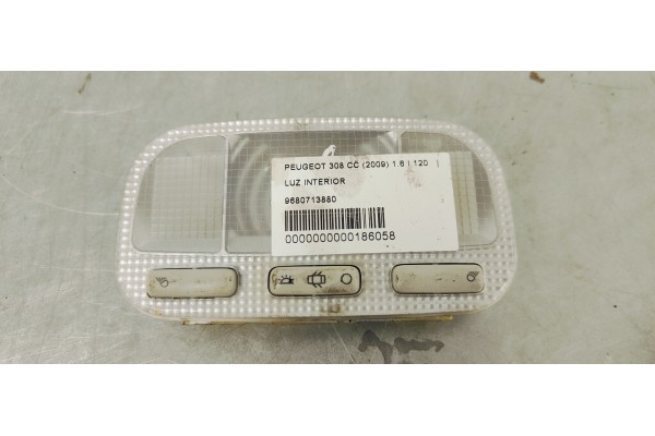 Recambio de luz interior para peugeot 308 cc (2009) 1.6 i 120 referencia OEM IAM 9680713880  