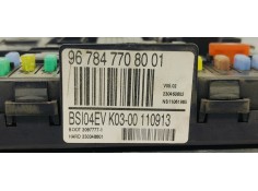 Recambio de caja reles / fusibles para peugeot partner kombi 1.6 hdi 90 fap referencia OEM IAM 9678477080  