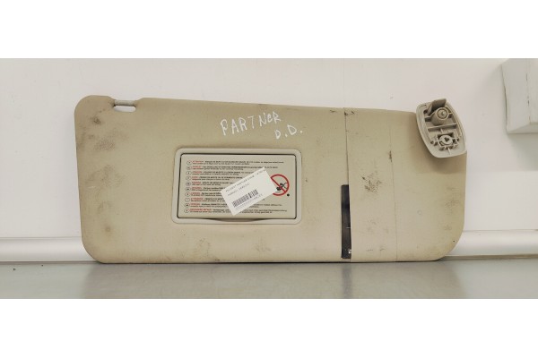 Recambio de parasol derecho para peugeot partner kombi 1.6 hdi 90 fap referencia OEM IAM   