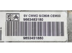 Recambio de centralita motor uce para citroen c3 1.4 hdi exclusive referencia OEM IAM 9663483180  