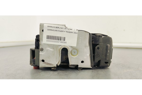 Recambio de cerradura puerta trasera izquierda para saab 9-3 berlina 1.8 t linear referencia OEM IAM   