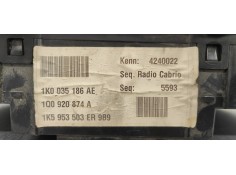 Recambio de cuadro instrumentos para volkswagen eos (1f7) 2.0 tdi individual referencia OEM IAM 1K0035186AE  