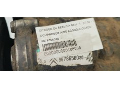 Recambio de compresor aire acondicionado para citroen c4 berlina cool referencia OEM IAM 9678656080  