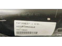 Recambio de motor arranque para fiat doblo ii (152) 1.6jtd 95 fap referencia OEM IAM 0001108421  
